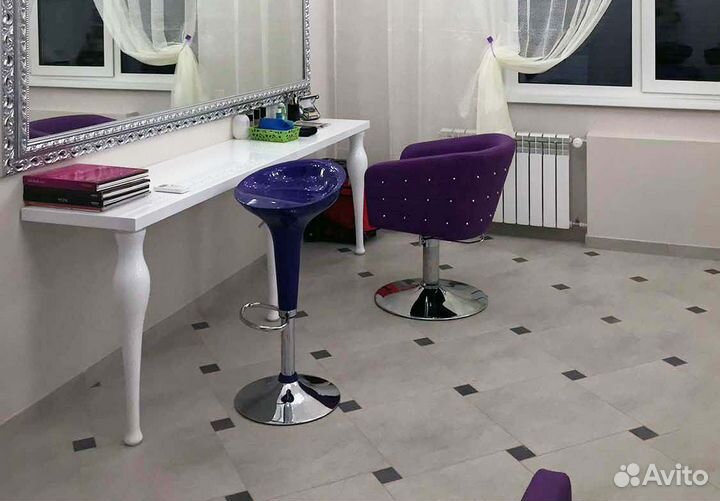 Парикмахерское кресло Гламрок на диске