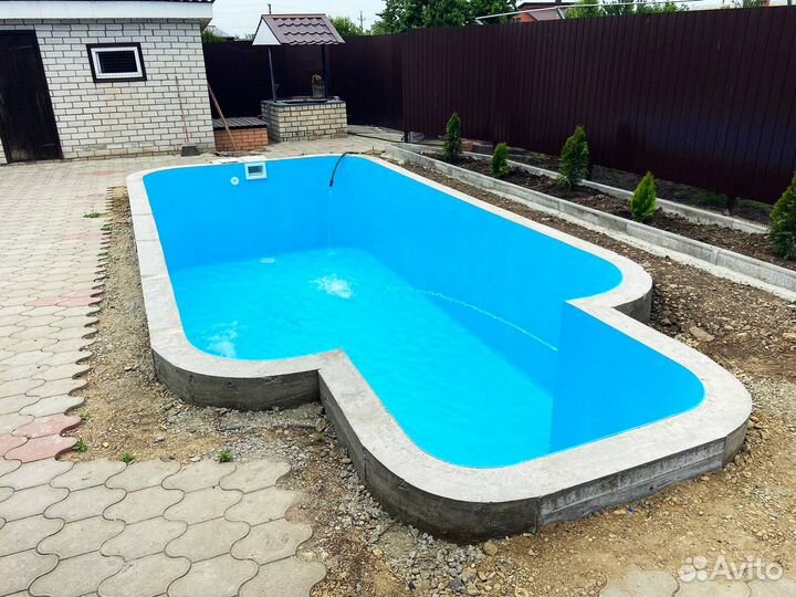 Бассейн из пластика 6x3