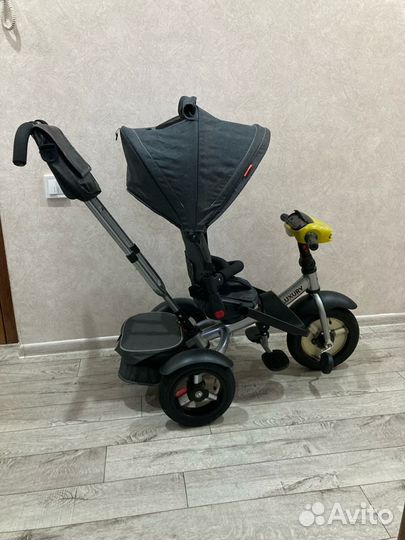 Велосипед коляска с ручкой