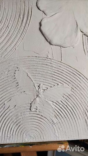 Гипсовое панно.Ботаническийбарельеф. Плинты