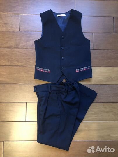 Школьный костюм для мальчика 122 128 синий