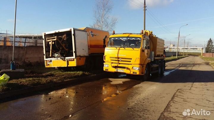 Откачка септика с илом, прочистка канализации 24/7