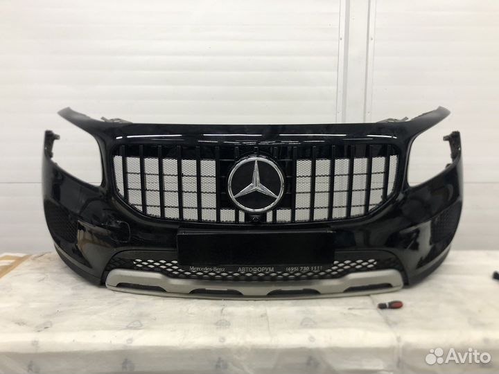 Решетка радиатора GT Mercedes GLB (X 247) черная