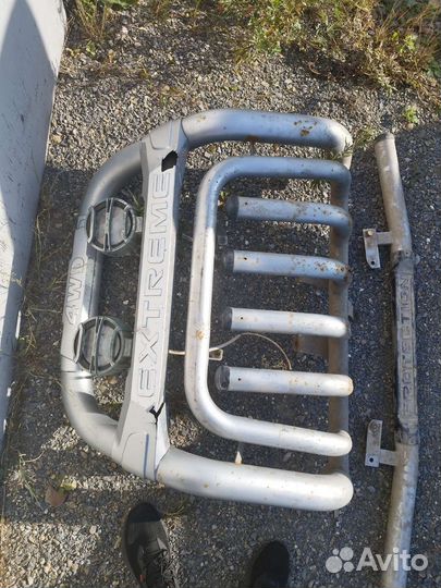 Защита переднего бампера и заднего