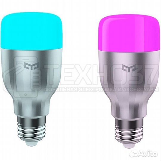 Лампа Bluetooth RGB белая/ цветная