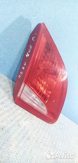 Фонарь задний внутренний левый Peugeot 408