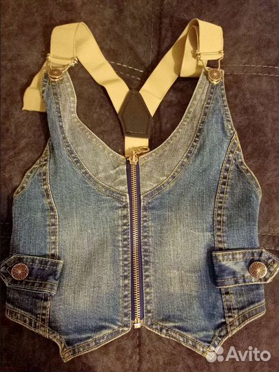 Болеро / жилетка джинсовая