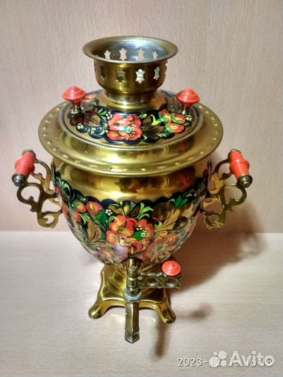 Самовар электрический расписной