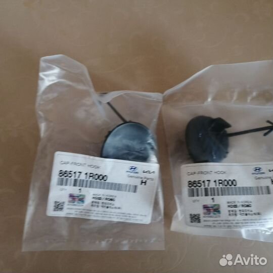 Заглушка бампера solaris