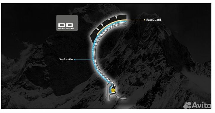 Велопокрышка Schwalbe ICE spiker PRO, 27.5x2.25 65