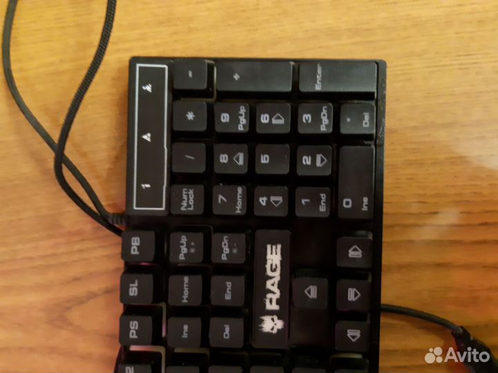 Клавиатура проводная с подсветкой
