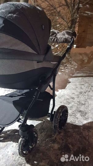 Коляска 2 в 1 Indigo мод. Indigo экокожа+текстиль