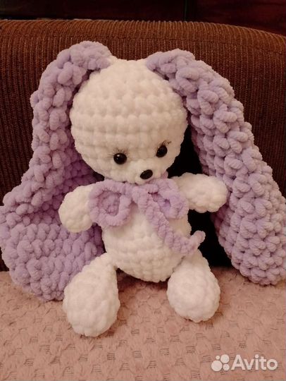 Зайки вязанные