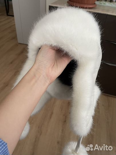 Шапка ушанка женская