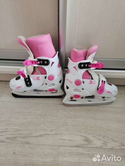 Коньки детские раздвижные р. 29-32