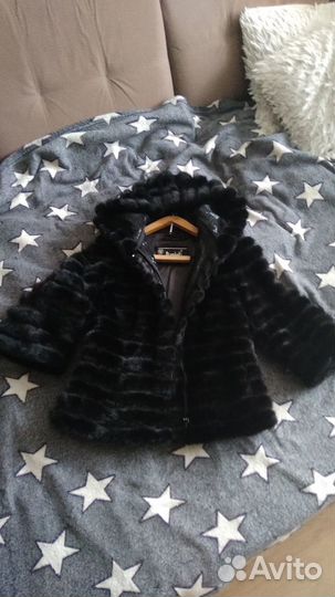 Шуба мутон и норка