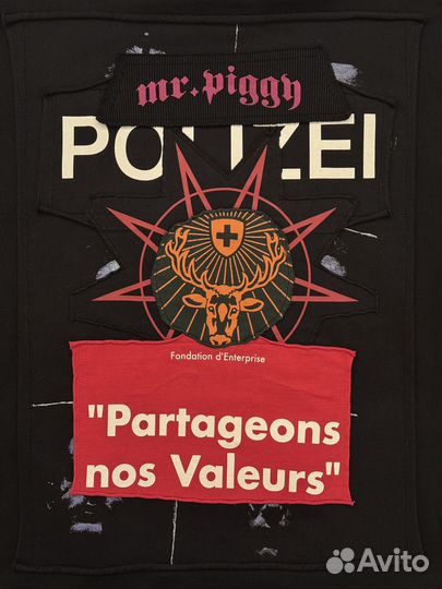 Vetements russian patch fw18 long sleeve