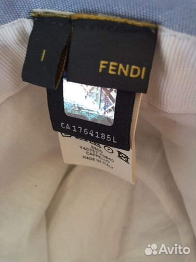 Шляпа панама Fendi оригинал