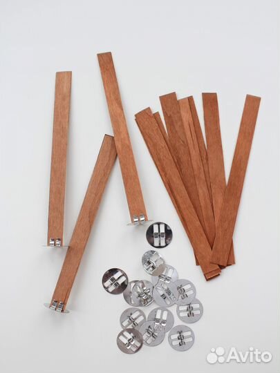 Деревянный фитиль для свечей 12мм*140мм