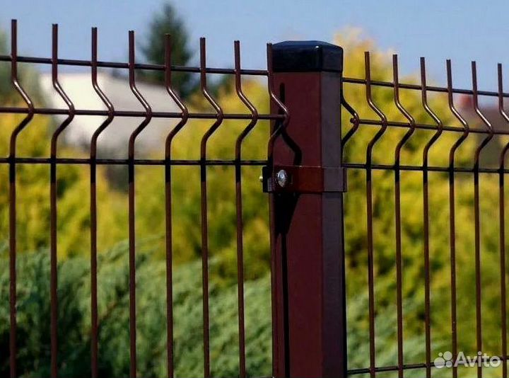 Забор сетка 3Д