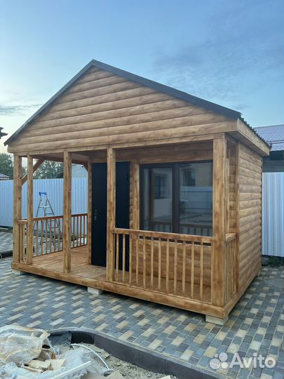 Каркасный дачный домик