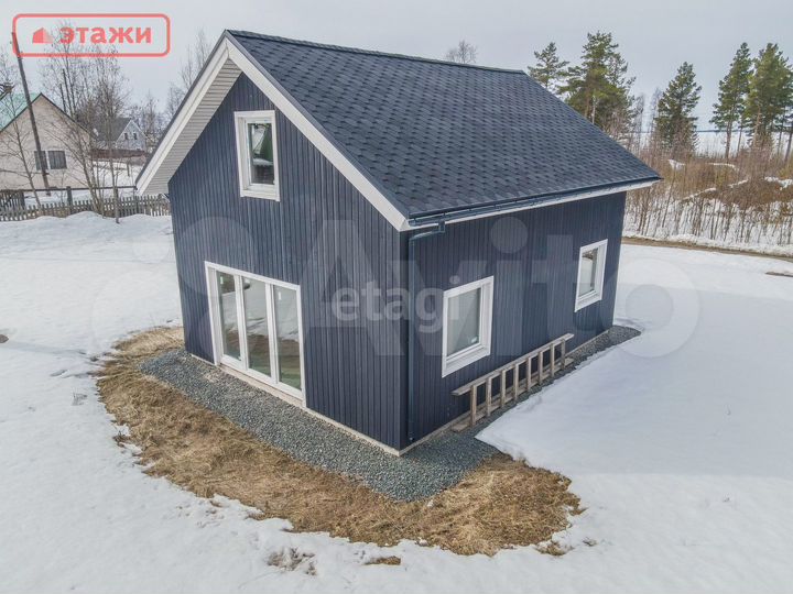 Дом 90,8 м² на участке 15 сот.