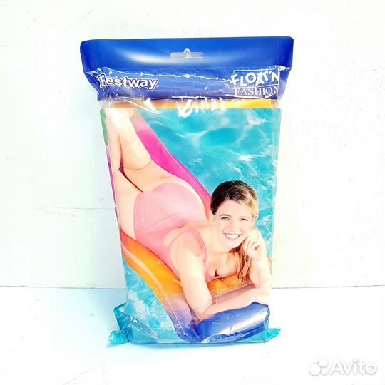 Матрац надувной для плавания Радуга