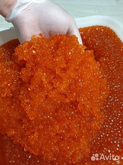 Икра красная кеты и горбуши