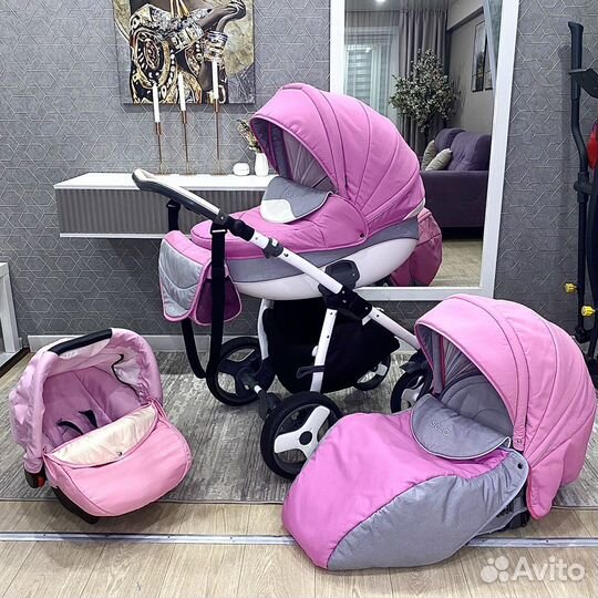 Коляска 3 в 1 Tutis Rudis Solo