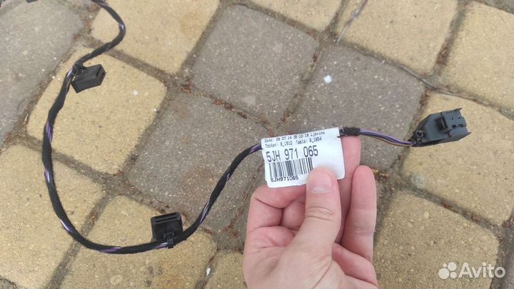 Провода и датчики для парктроника skoda rapid