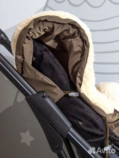 Зимний конверт в коляску