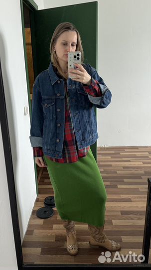 Рубашка в клетку oversize