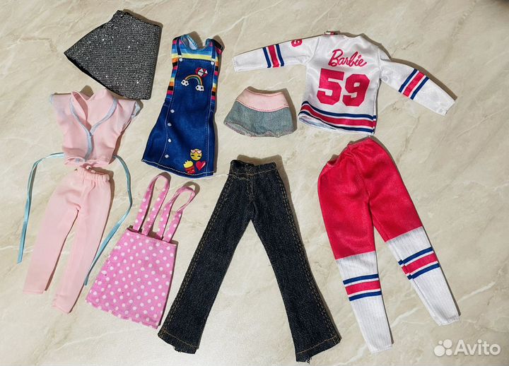 Одежда для Барби, Кен и аналогов разная