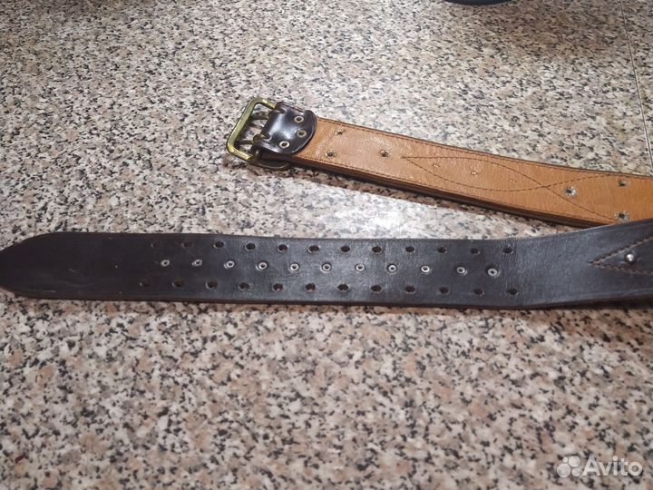 Мужской кожаный ремень