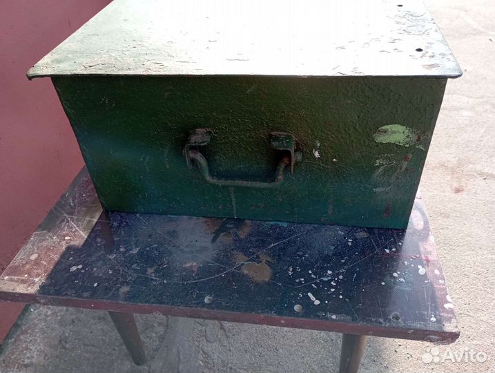 Ящик - сейф металлический СССР