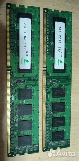 Память ddr3 - 2х2Gb для настольного компьютера