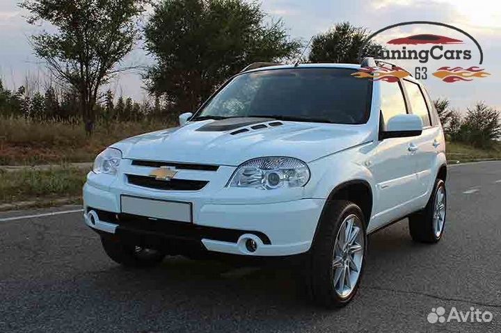 Капот пластиковый DTM на niva chevrolet ваз 2123