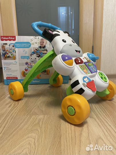 Каталка-ходунки Fisher-Price Зебра