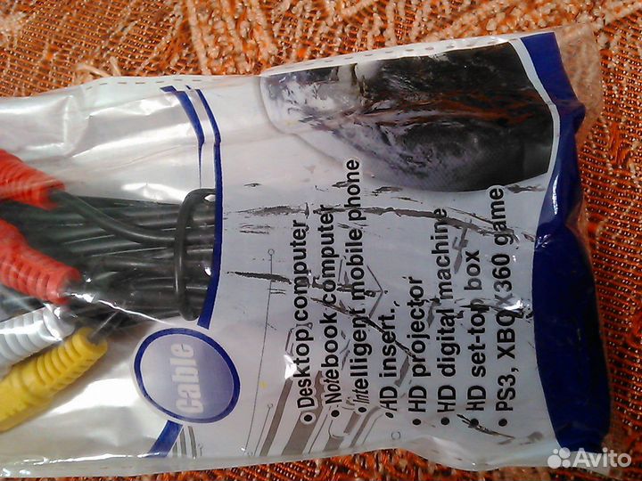 Кабель 3RCAx3RCA