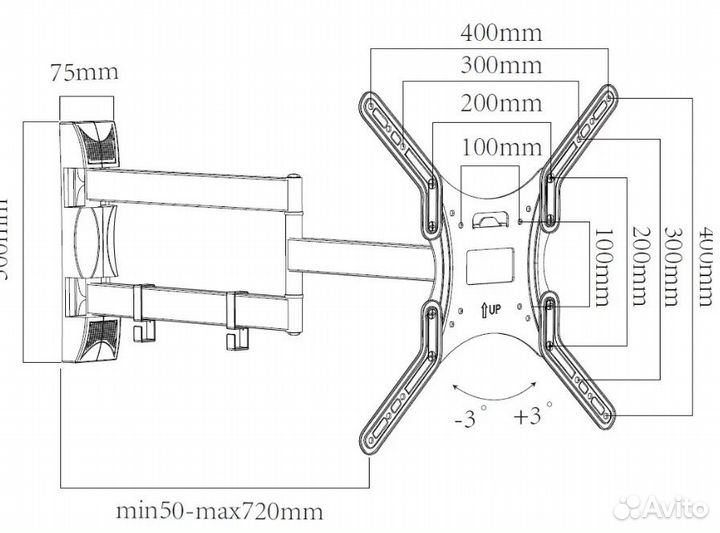Кронштейн для телевизора Aspect Line-32