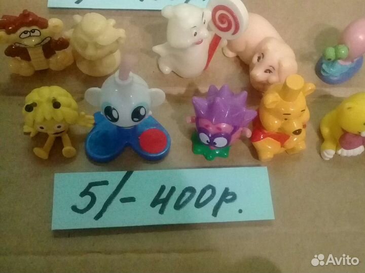 Фигурки киндер сюрприз разные