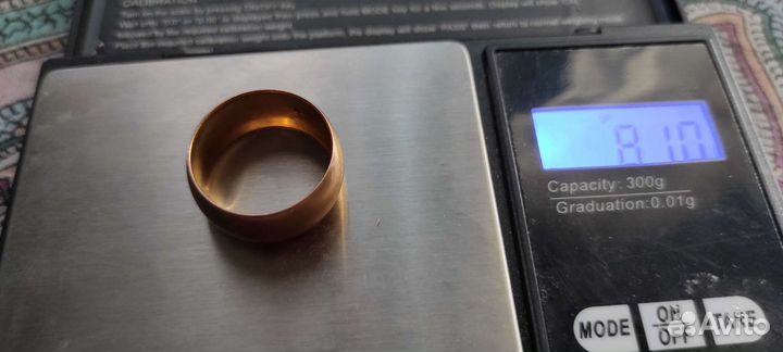 Старинное золотое кольцо