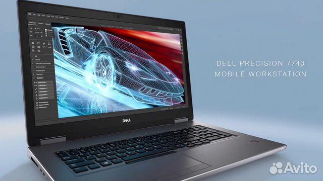 Dell Precision 7740 i7-9850h\32GB\512G\rtx4000