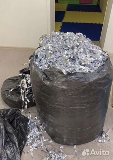 Б/у бумага для бумажной дискотеки