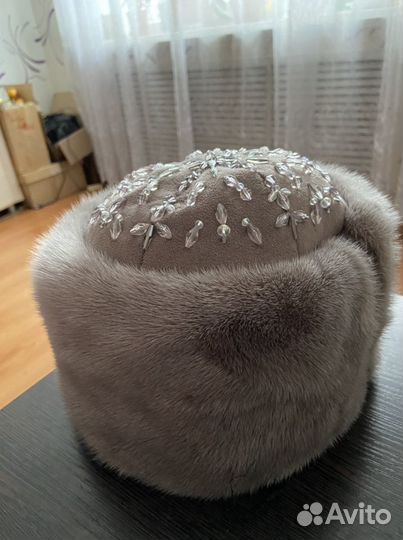 Шапка норковая женская новая