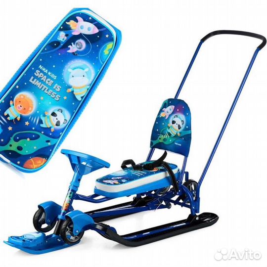 Снегокат с колесами