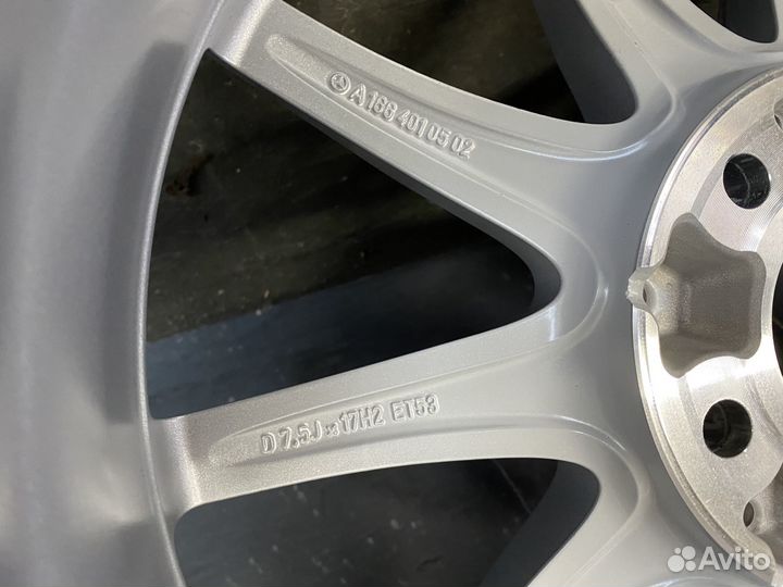 Оригинальные колёса на Mercedes ML W166 R17