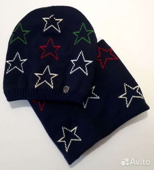 Шапка и снуд для мальчика зима