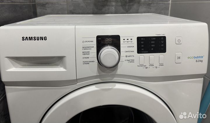 Стиральная машина samsung 6 кг