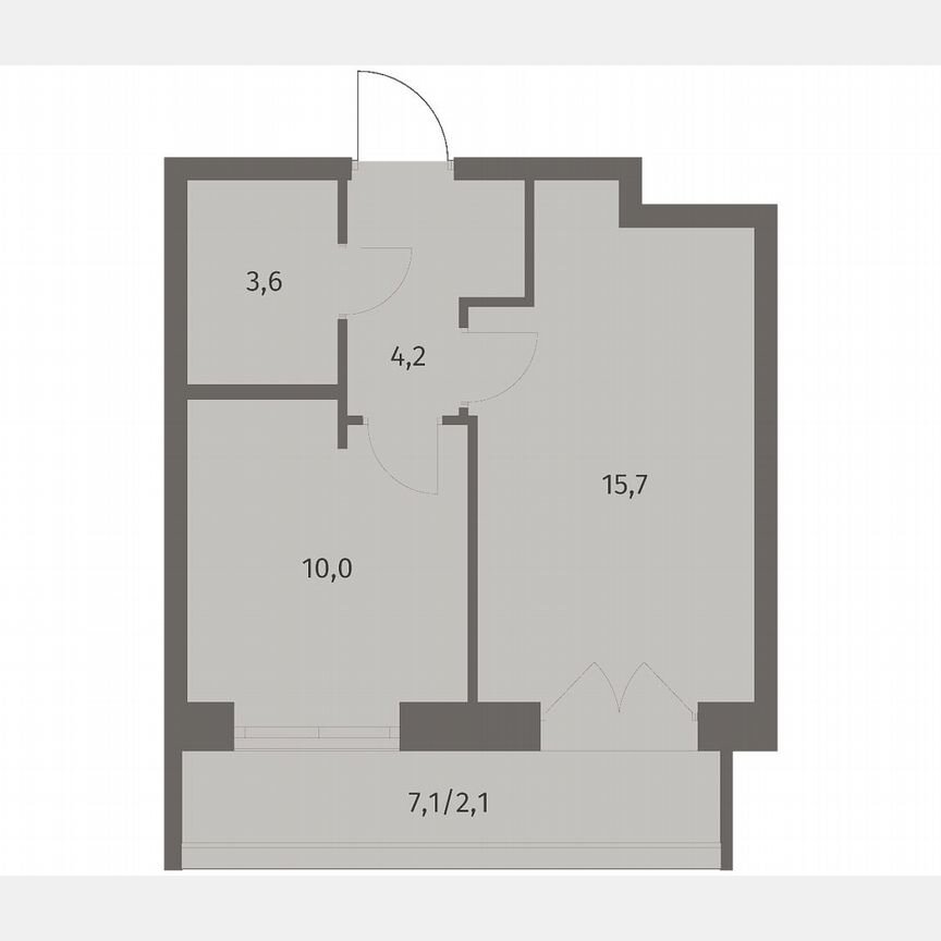 1-к. квартира, 35,6 м², 9/11 эт.
